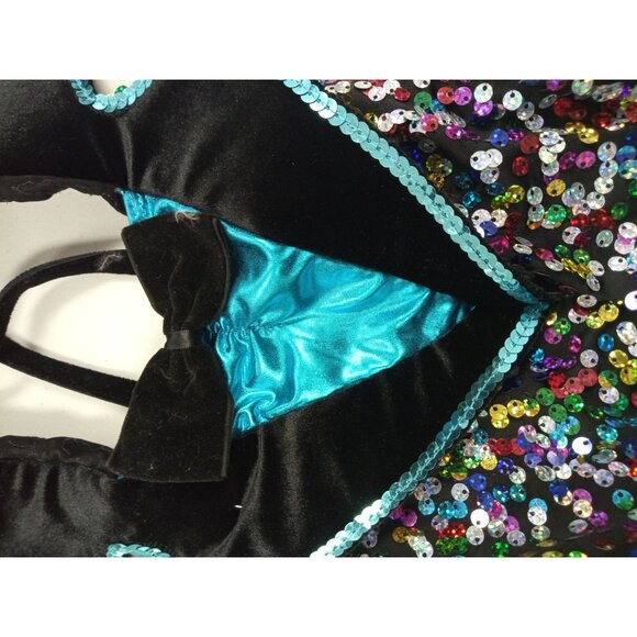Art Stone Kid's Black Dance Costume Size XS - Picture 3 of 7